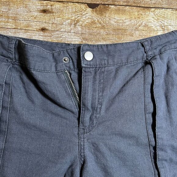 CONVERSE x TARGET LINEN BLEND CASUAL CLASSIC EVERYDAY WEAR SIMPLE SHORTS SZ.10 - Picture 7 of 8